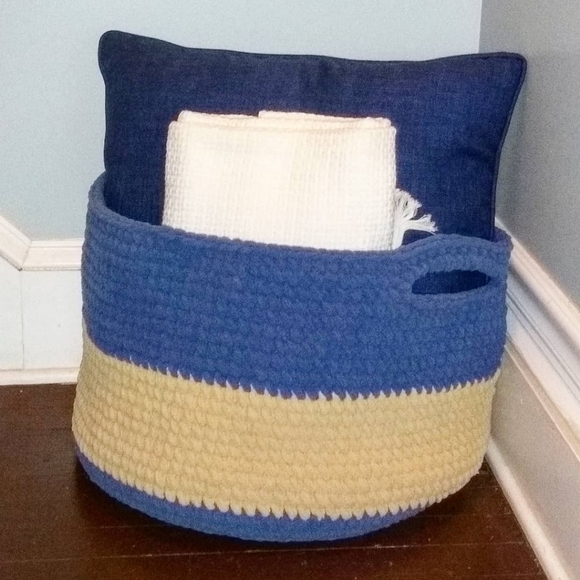 Hand Crafted Other - Decorative Crocheted Basket Hand Crafted Other - Decorative Crocheted Basket